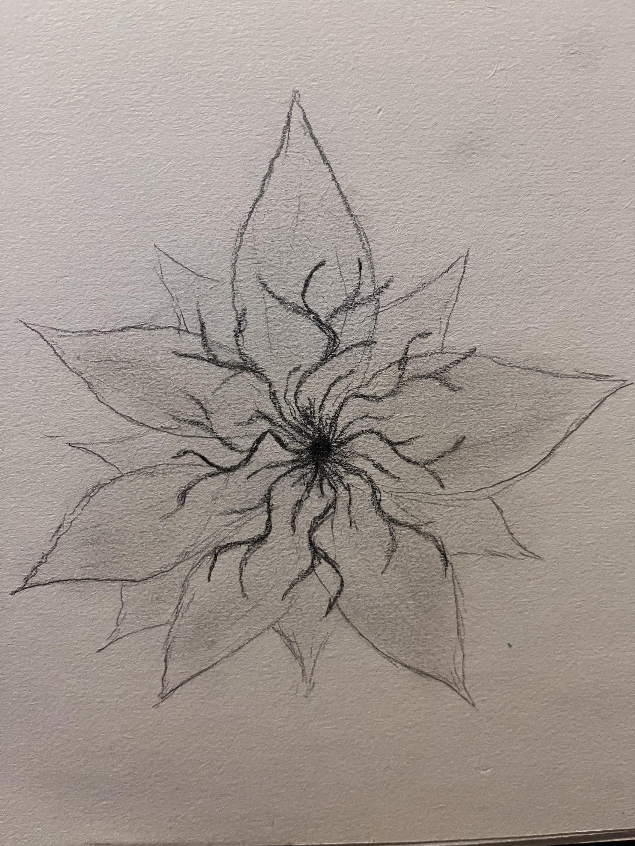 Black Hole Brain Flower